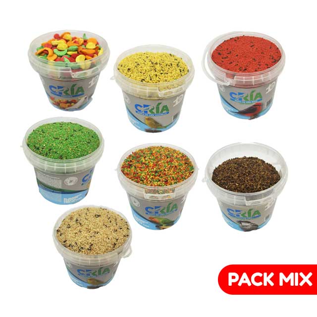 Pack Mix 12 uds Cubos Tamaño 400g.